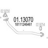 MTS 01.13070 Exhaust Pipe